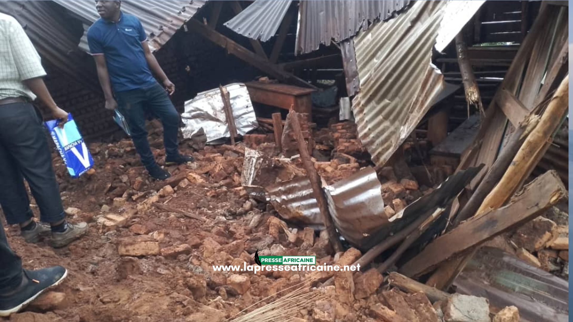 Bukavu : Au moins 6 écoliers blessés lors de l'écroulement des murs d'une école a Panzi. 