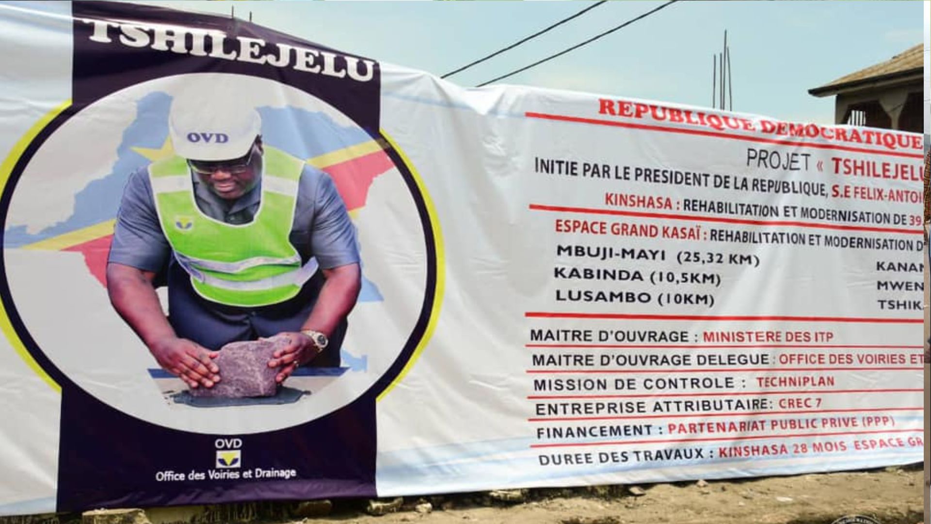 Kasaï: Trois ans après son lancement par le chef de l'État, le projet Tshilejelu sera démarré ce mardi par le gouverneur Crispin Mukendi