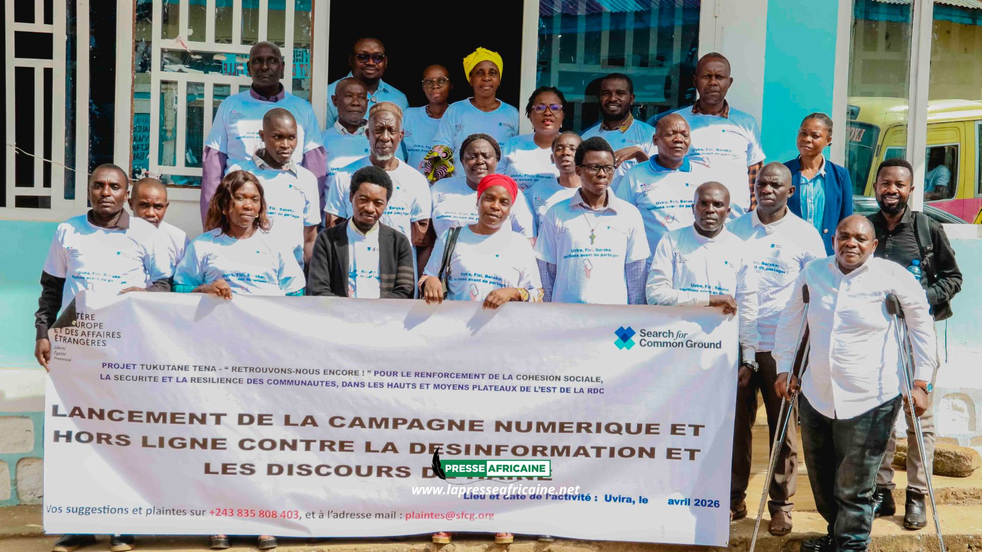 Uvira : une campagne lancée pour freiner les rumeurs et promouvoir un usage responsable du numérique