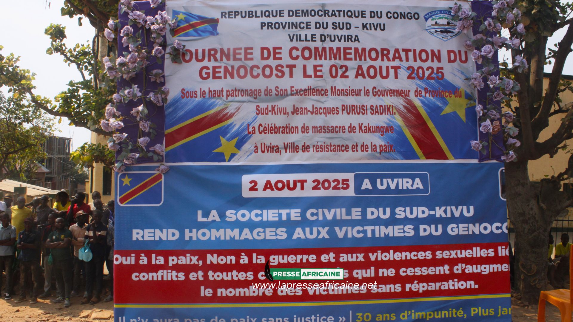 GENOCOST/Sud-Kivu : expression des rescapés d’Uvira au gouvernement 